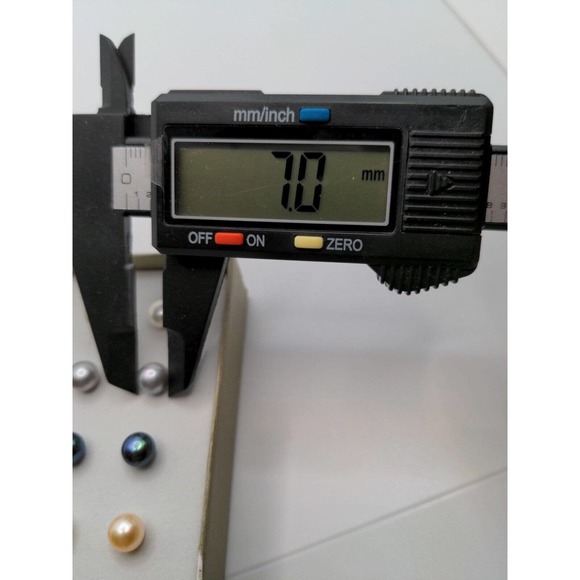 Honora Collection Freshwater Pearl Multi-color Set Of 7 Pair Button Stud... - Picture 15 of 16